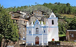 View of the Portuguese mountain village of Piodao photo