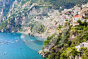 View of Positano, Amalfi Coast, Italy