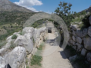 Postern or Orestes Gate, Mycenae, Greece