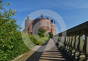 A View of Powis Castle