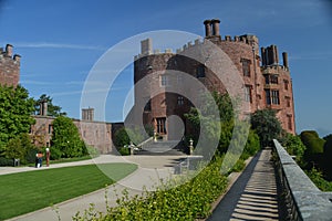 A View of Powis Castle Wales