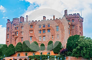 View of Powys castle