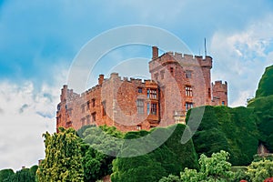 View of Powys castle photo