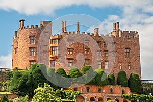 View of Powys castle photo