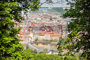 The view on Prague
