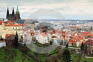 View on the Prague castle, Czech republic