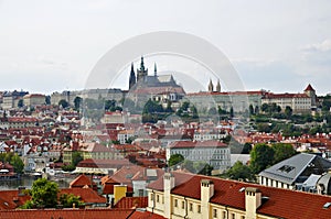 View of Prague Castle and Mala Strana