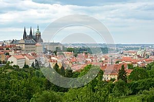 View on Prague castle in Prague