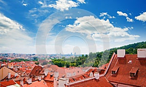 View of Prague city