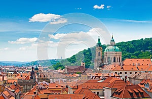 View of Prague city