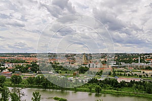 View of the Prague city