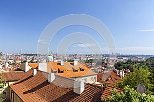 View of Prague from Prazsky Hrad