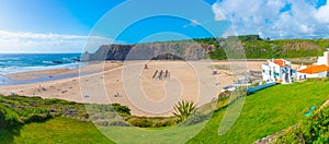 View of Praia de Odeceixe in Portugal...