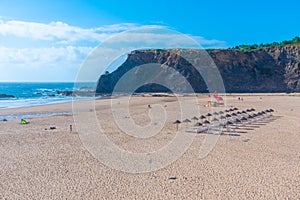 View of Praia de Odeceixe in Portugal