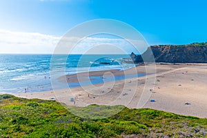 View of Praia de Odeceixe in Portugal