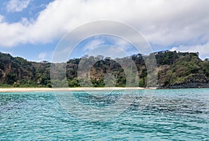 View of Praia do Sancho Beach from a Boat - Fernando de Noronha, Pernambuco, Brazil