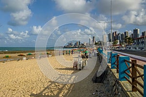 View of Praia dos artistas - beach of the artists, Brasil photo