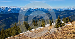 View from Prairie Mountain, Alberta