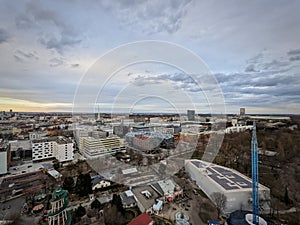 View from Prater Tower carousel