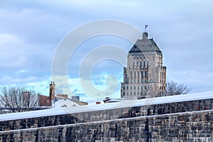 View of the Price Building Edifice Price from the Quebec City Ramparts