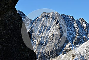 Pohľad z Priečneho sedla, Vysoké Tatry, Slovensko