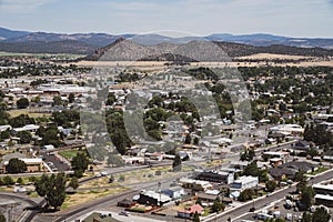 View of Prineville, Oregon, a rural community in Central Oregon