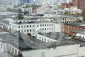 The view of the prison of preliminary detention in Yekaterinburg