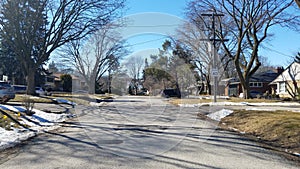 View at private houses in Toronto