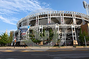 View of Progressive Field in Cleveland