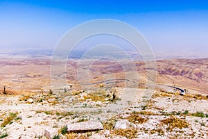 View of the ` promised land` from Mount Nebo