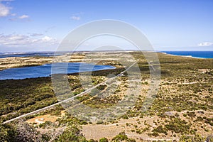 The view from Prospect Hill the highest point on Kangaroo Island in South Australia Australia.