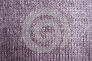 View of puce basic knitted fabric photo