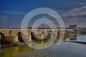 View of Puente Romano in Cordoba photo