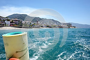 View of Puerto Vallarta Shoreline From an Offshore Boat