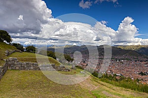 View from Puka Pukara Archaeological Complex
