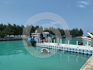 View at Pulau seribu & x28;tidung kecil& x29; photo