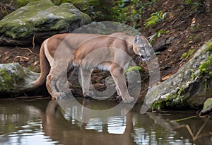 A view of a Puma in the Jungle