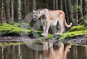 A view of a Puma in the Jungle