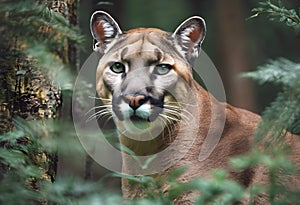 A view of a Puma in the Jungle