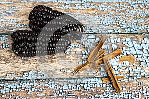 View of purple corn culli