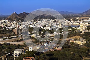 View of Pushkar from Savitri Mata temple