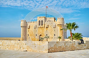 The fort of Alexandria, Egypt