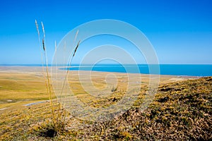 View of Qinghai lake