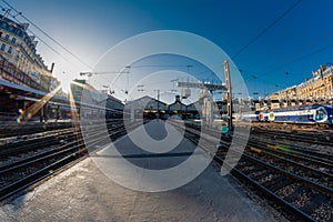 Saint Lazare Station in Paris photo