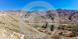 View of the Quebrada de la Humahuaca, Argentina