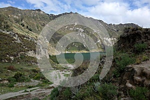 A view of Quilotoa Lake