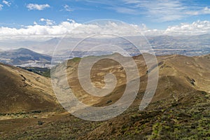 View of Quito capital of Ecuador