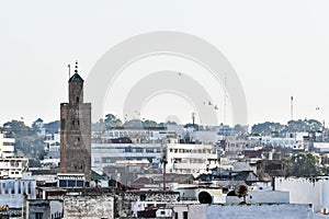 view of Rabat city Morocco, photo as background