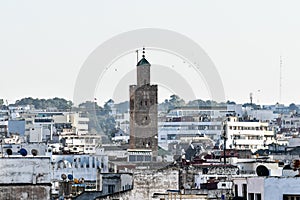 view of Rabat city Morocco, photo as background