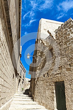 View of Rabat (Victoria) fortress (Gozo, Maltese islands)